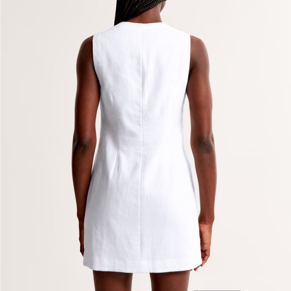 A&F Mara Linen-Blend Vest Mini Dress - Picture 3 of 4